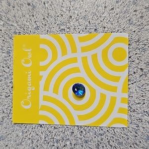 Origami Owl September Sapphire Round Crystal Birthstone Charm